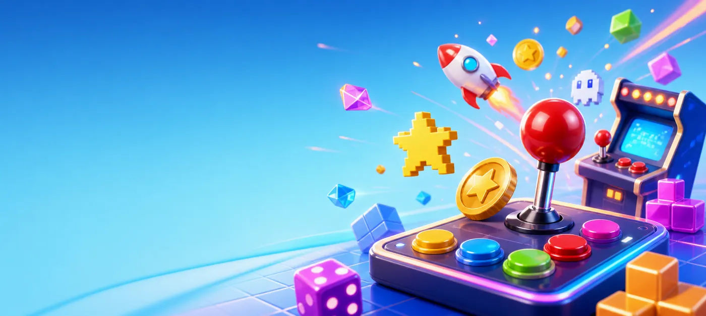 Free online arcade games on H5Joy including runner, classic, reflex, high score games