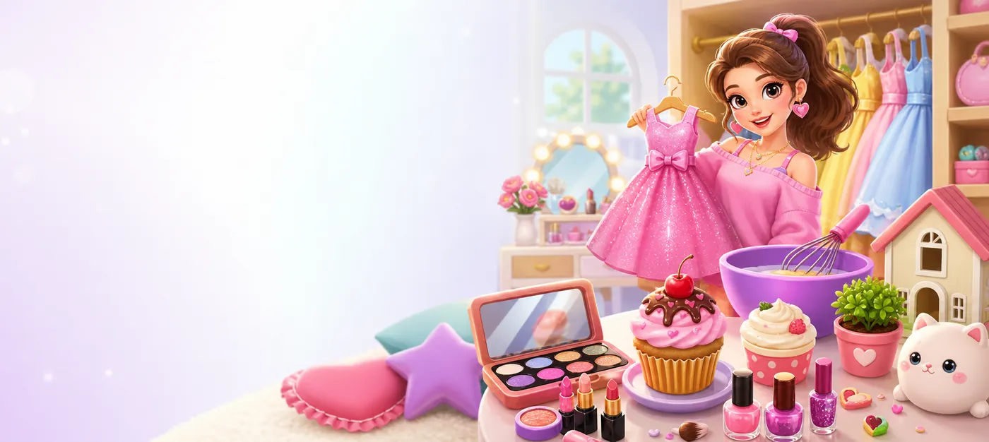Free online girls games on H5Joy including dress up, makeover, cooking, care games