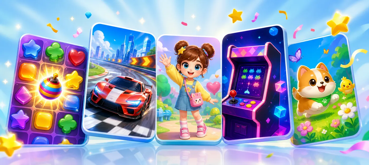 Free online new games on H5Joy including car racing, physics puzzles, classic brain, math games